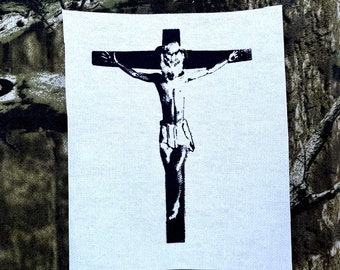 777 LAMB CRUCIFIX PRINT