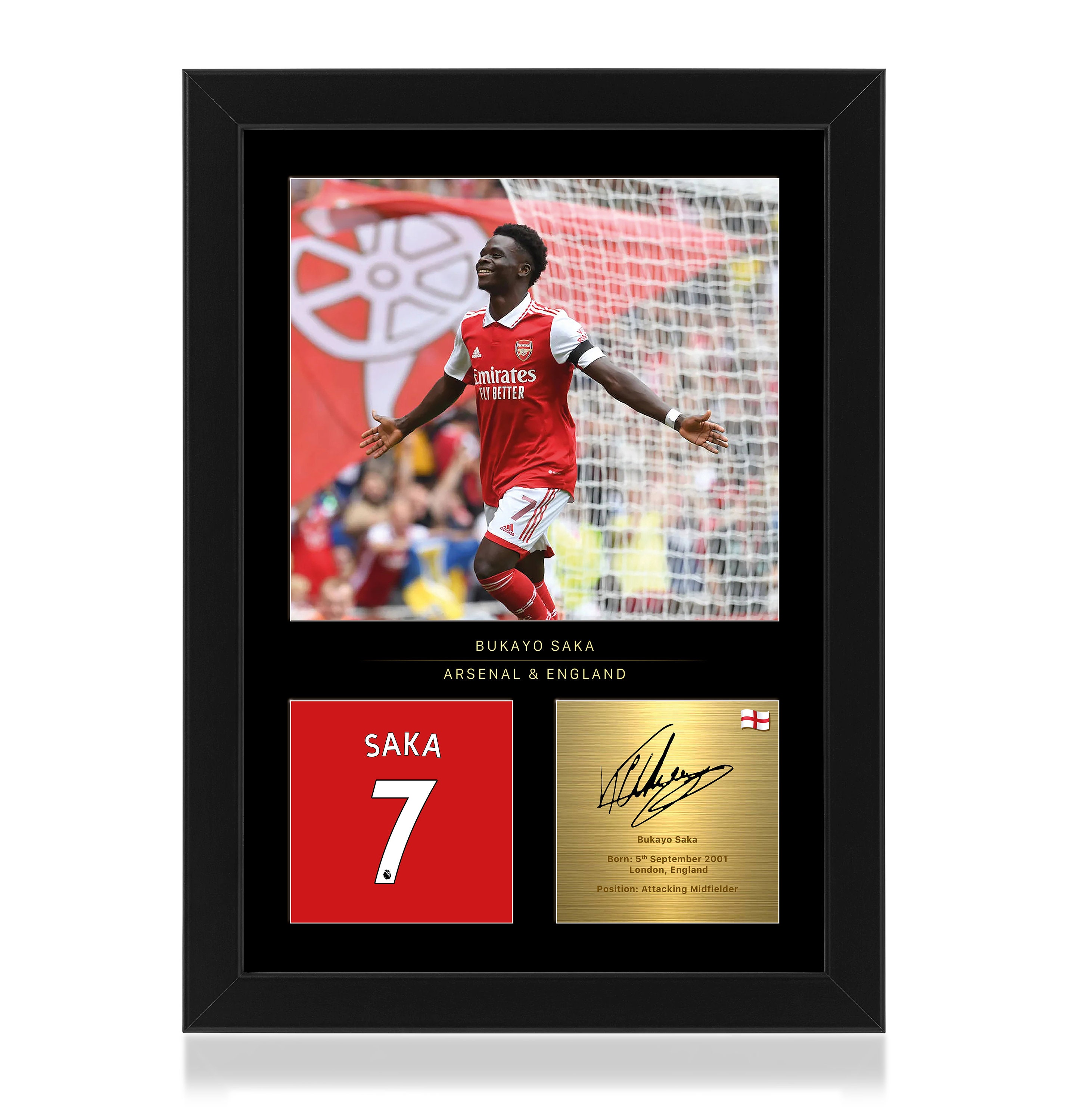 Bukayo Saka Arsenal FC Christmas Ornament/soccerstarz Mini 