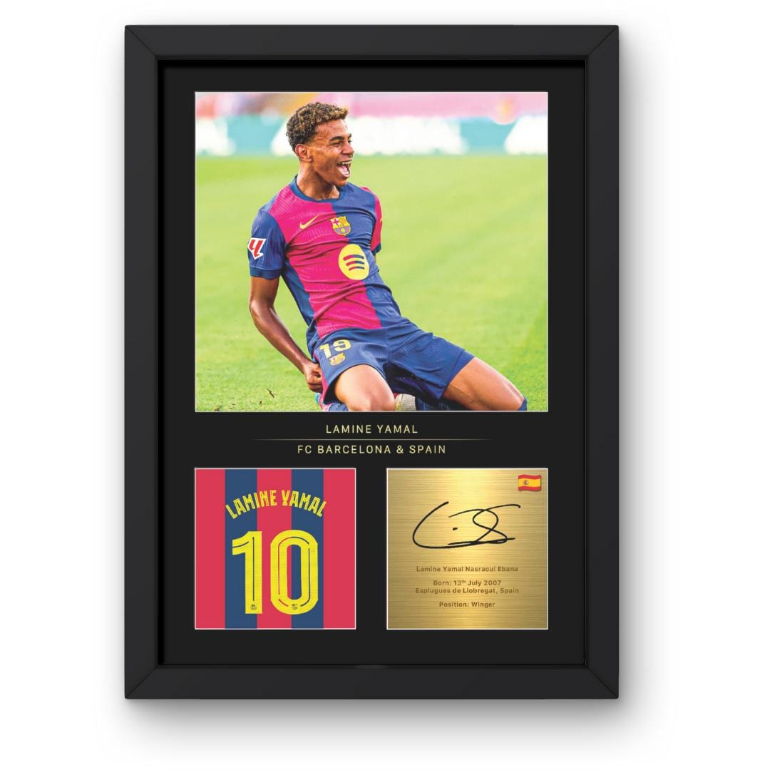Lamine Yamal Barcelona Display Gift With Reproduced Digital