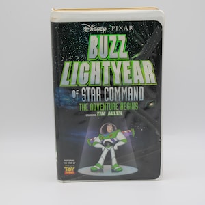 Vintage 2000 Disney Pixar Buzz Lightyear of Star Command The Adventure Begins VHS