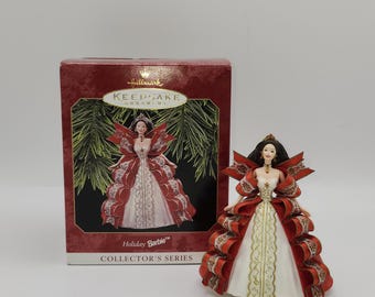 Vintage Barbie Christmas Ornament Hallmark Keepsake Holiday Barbie