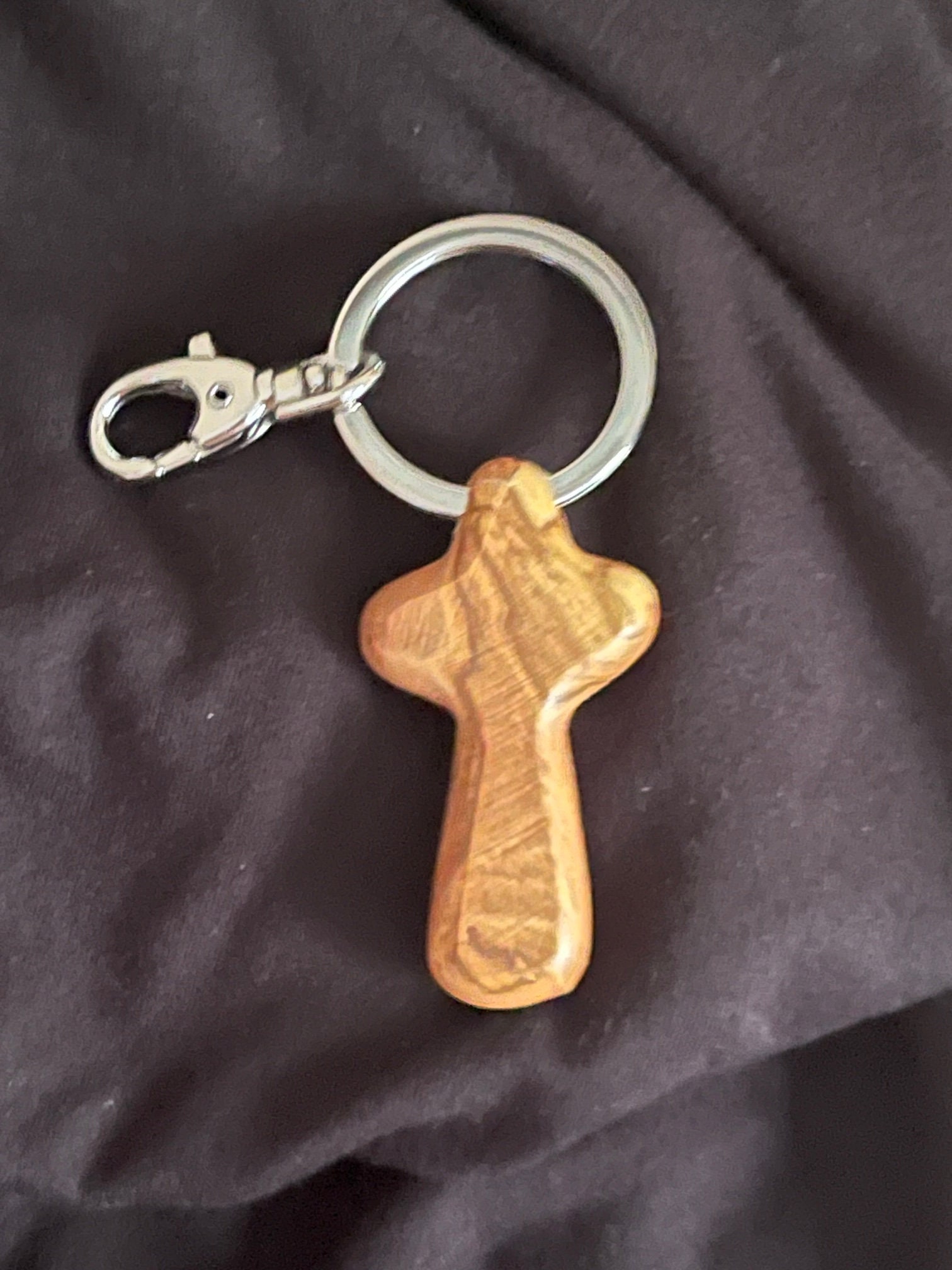 Wooden cross keychain 12pcs – Christian Gifts
