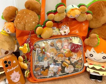 Ita bag Glanzend leren draagtas Doorzichtig vinyl etalage