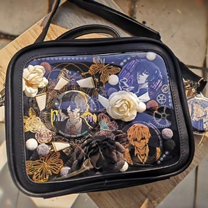 Crossbody Ita Bag Doorzichtig vinyl etalage afbeelding 1