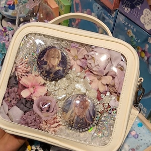 Crossbody Ita Bag Doorzichtig vinyl etalage afbeelding 2