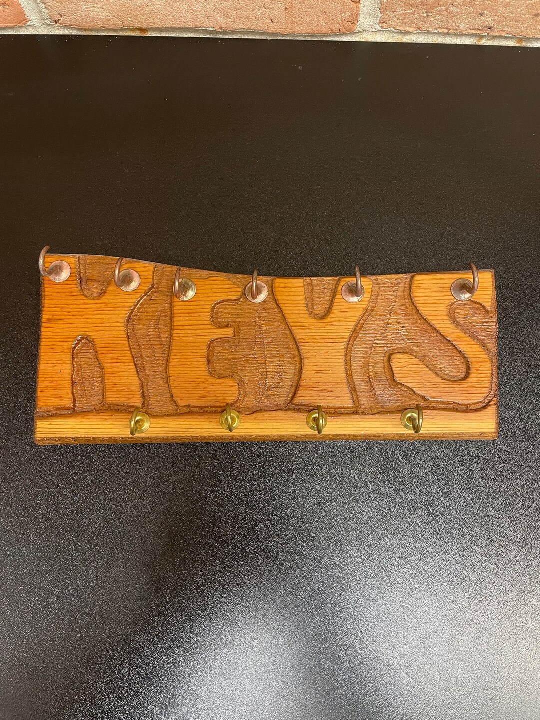 Vintage Retro KEYS Key Holder Wooden 70's Boho Decor 10 Etsy