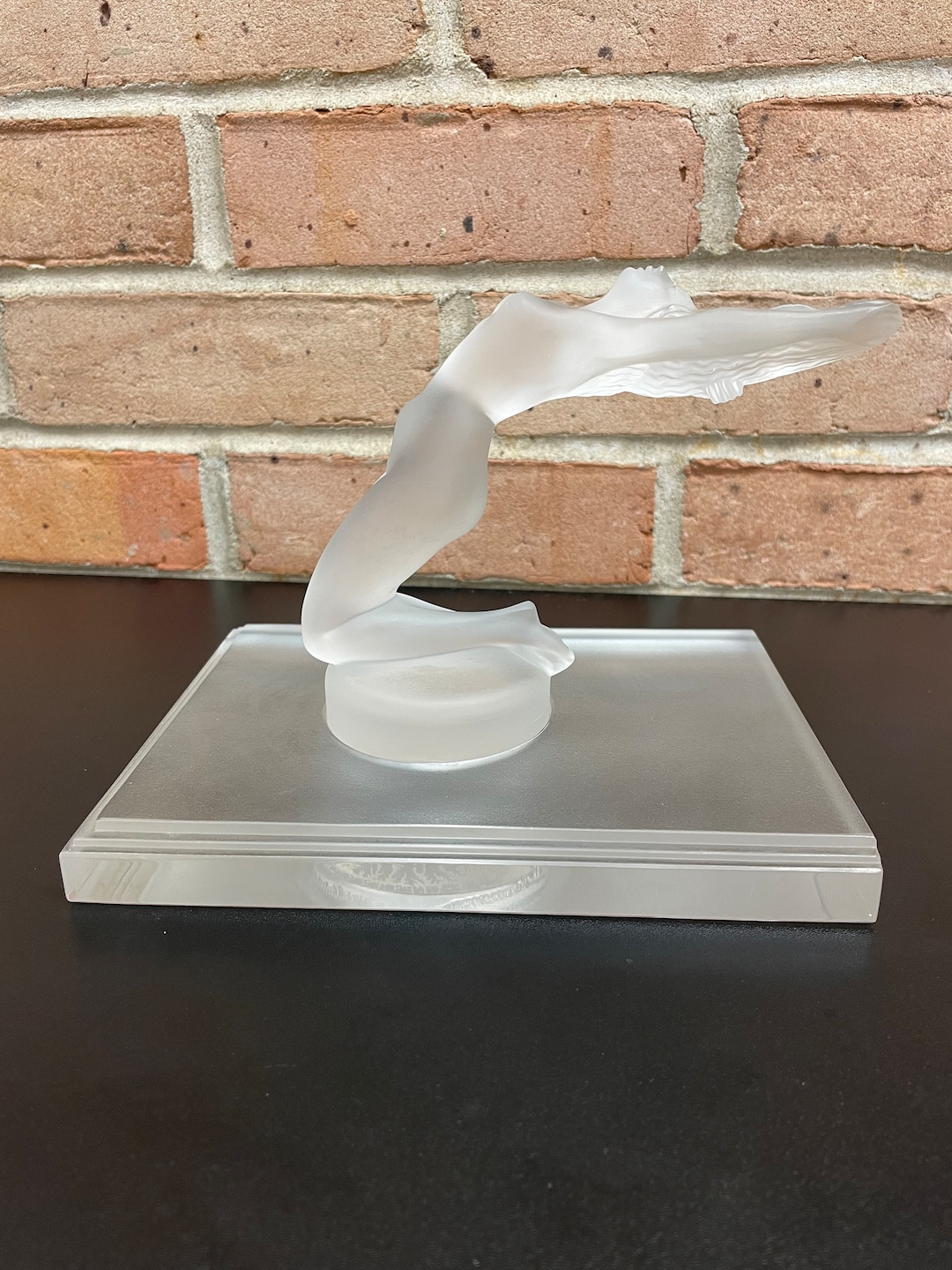 Vintage Lalique Art Deco Bookend Chrysis Nude on Base Made in Etsy