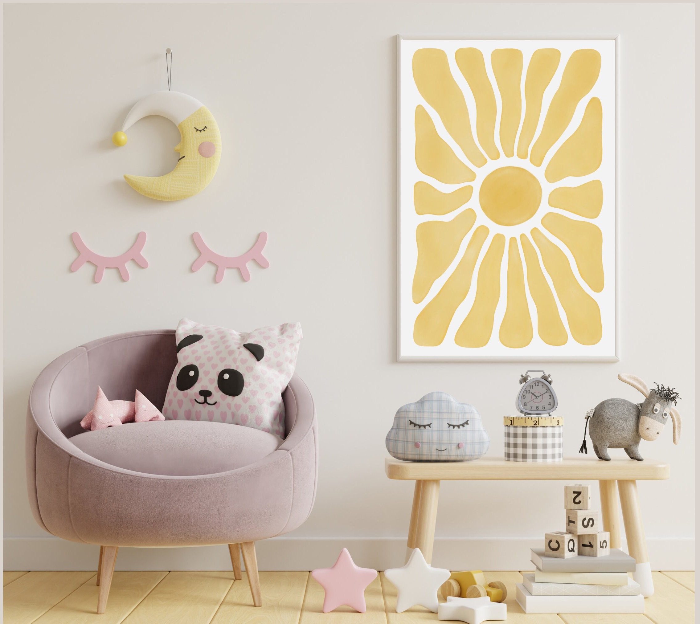 Sunshine Nursery, Sunshine Printable, Watercolor Sun, Sun Printable Art ...