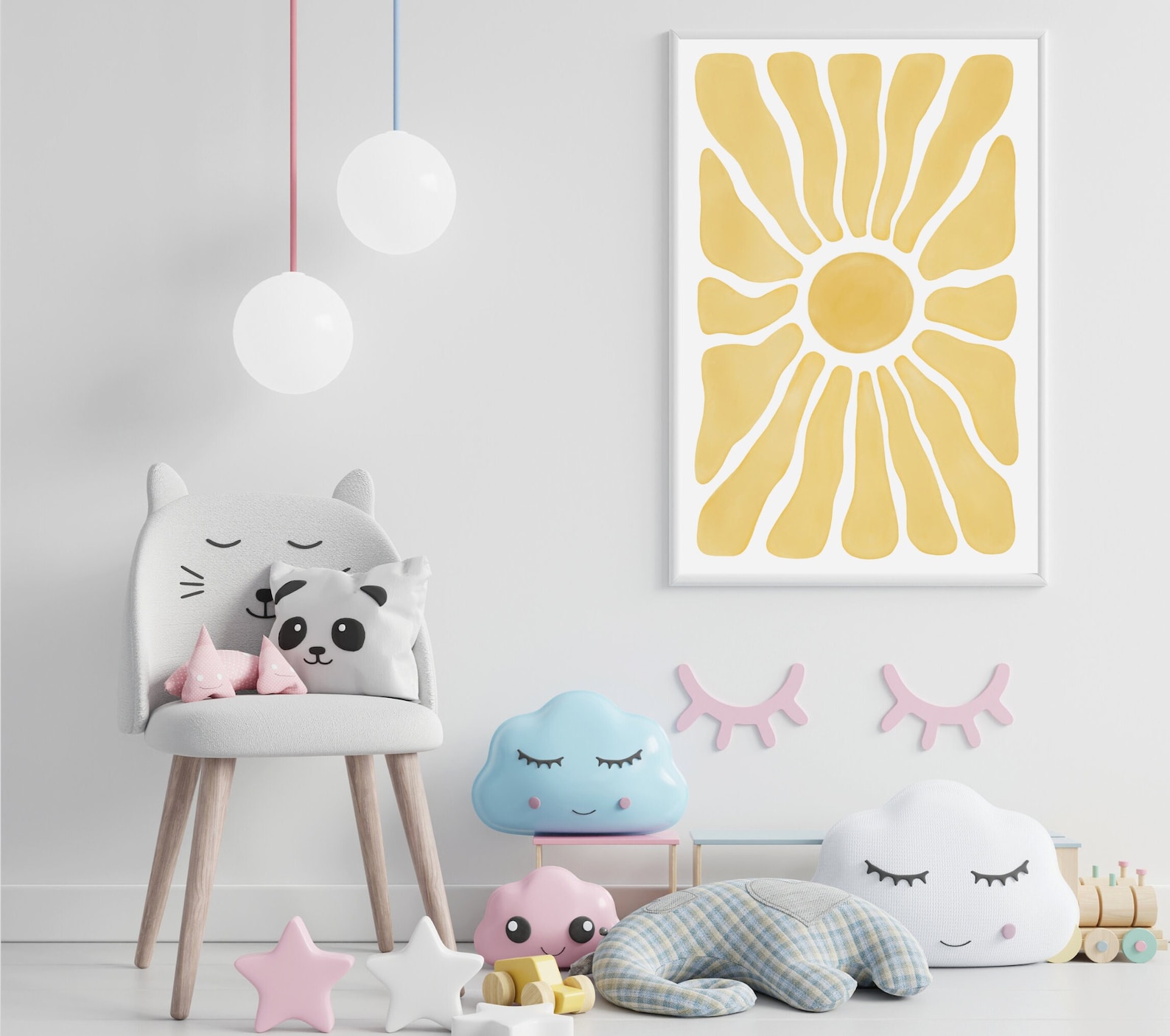 Sunshine Nursery, Sunshine Printable, Watercolor Sun, Sun Printable Art ...