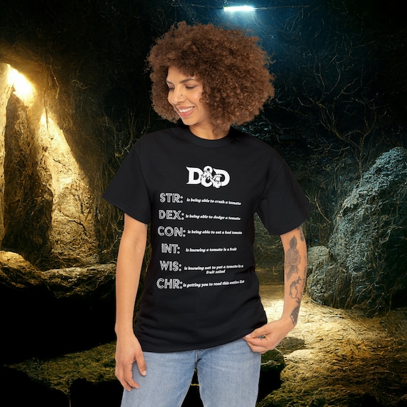 Dnd Stats via Tomato Explanation Unisex Heavy Cotton Tee - Etsy