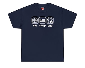 DnD Eat, Sleep, DnD Unisex Heavy Cotton Tee
