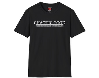 Dungeons and Dragons Chaotic Good Freedom for All Unisex Softstyle T-Shirt