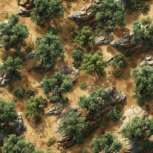 Battlemap Series: RPG Assorted Wilderness Maps DnD Pathfinder or any TTRPG