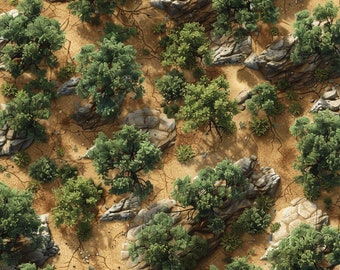 Battlemap Series: RPG Assorted Wilderness Maps DnD Pathfinder or any TTRPG