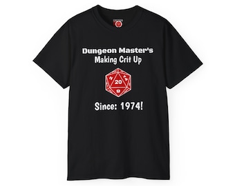 D&D Dungeon Master's Making Crit Up Unisex Ultra Cotton Tee