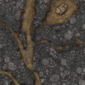Battlemap Series: RPG Cave Camp DnD Pathfinder or any TTRPG