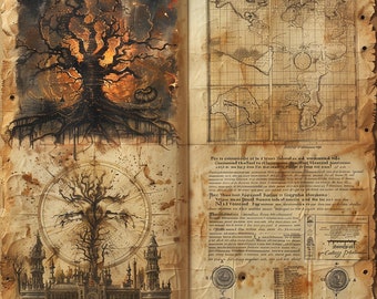 Ancient Sites of Power Digital Art, DnD RPG Gaming Asset