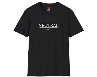 Dungeons and Dragons Neutral: Meh... Unisex Softstyle T-Shirt