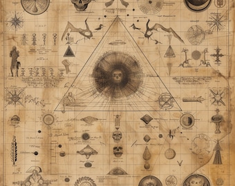 Necronomicon Ancient Pages, Horror RPG Gaming Asset