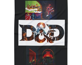 Dungeons & Dragons Fleece Blanket, Classic Cover Art