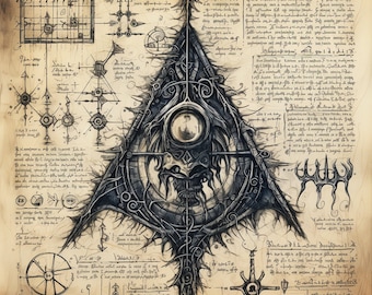 Necronomicon Book Pages, Horror RPG Gaming Asset (Digital Download)