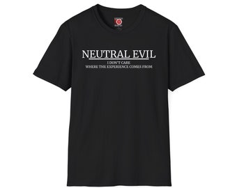 Dungeons and Dragons Neutral Evil Unisex Softstyle T-Shirt