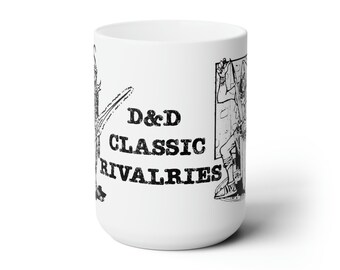 DnD Classic Rivalries: Githyanki vs Githzerai Ceramic Mug 15oz