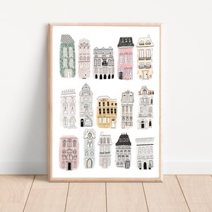 Digital download 8x10 print, wall art townhome instant download, home printable,