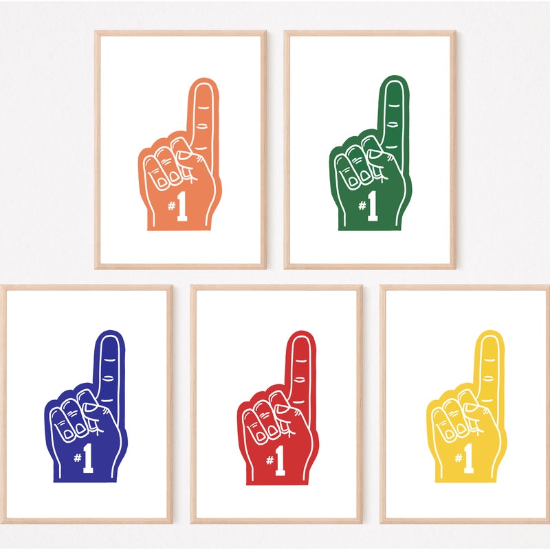 Number 1 Foam Finger - Etsy