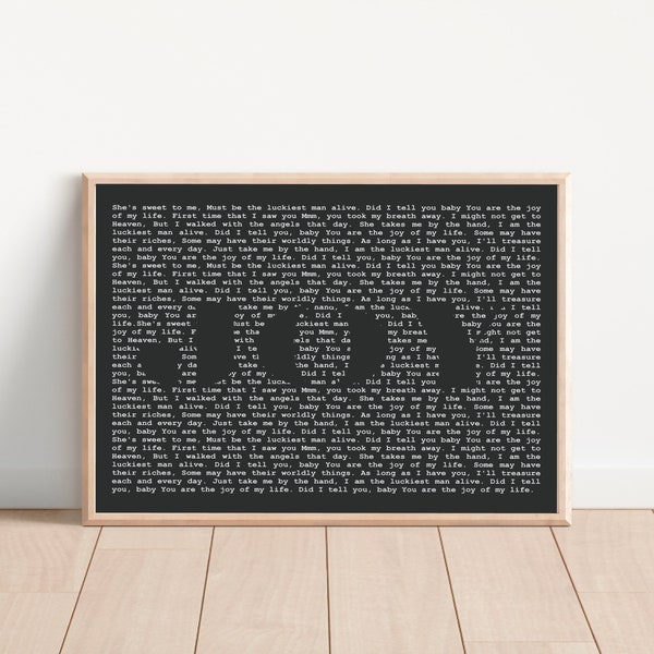 Chris Stapleton Joy of My Life Lyrics Etsy