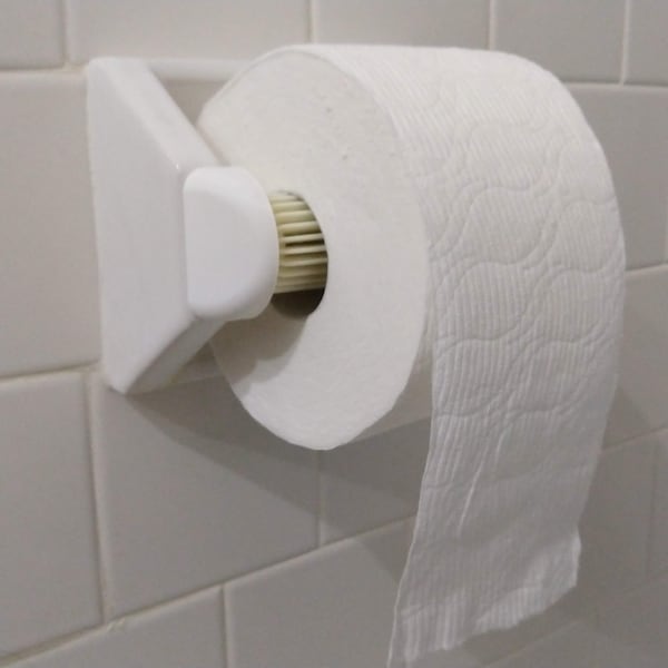 Megaroll toilet paper extender for ceramic flat faced fixtures