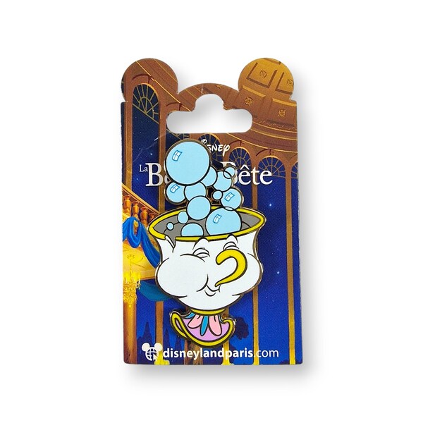 CHIP " The Beauty & The Beast " OE 2021 Disneyland paris Official Disney pin hard enamel
