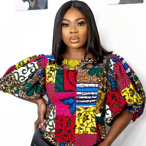 Adunni African Print Top
