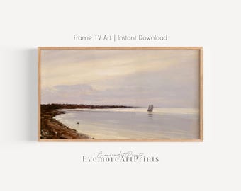 Vintage Coastal Samsung TV Frame Art (Digital Download)