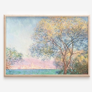 Monet Vintage Printable Wall Art, Coastal Gallery Set, Monet Beach Print, Impressionist Art Poster, Nautical Gallery Decor, Digital Download