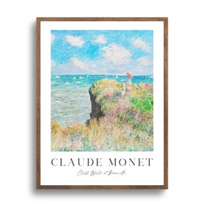 Monet Print, Famous Painting, Exhibition Poster, Fine Art, Monet Poster, Popular Print, Monet Poster