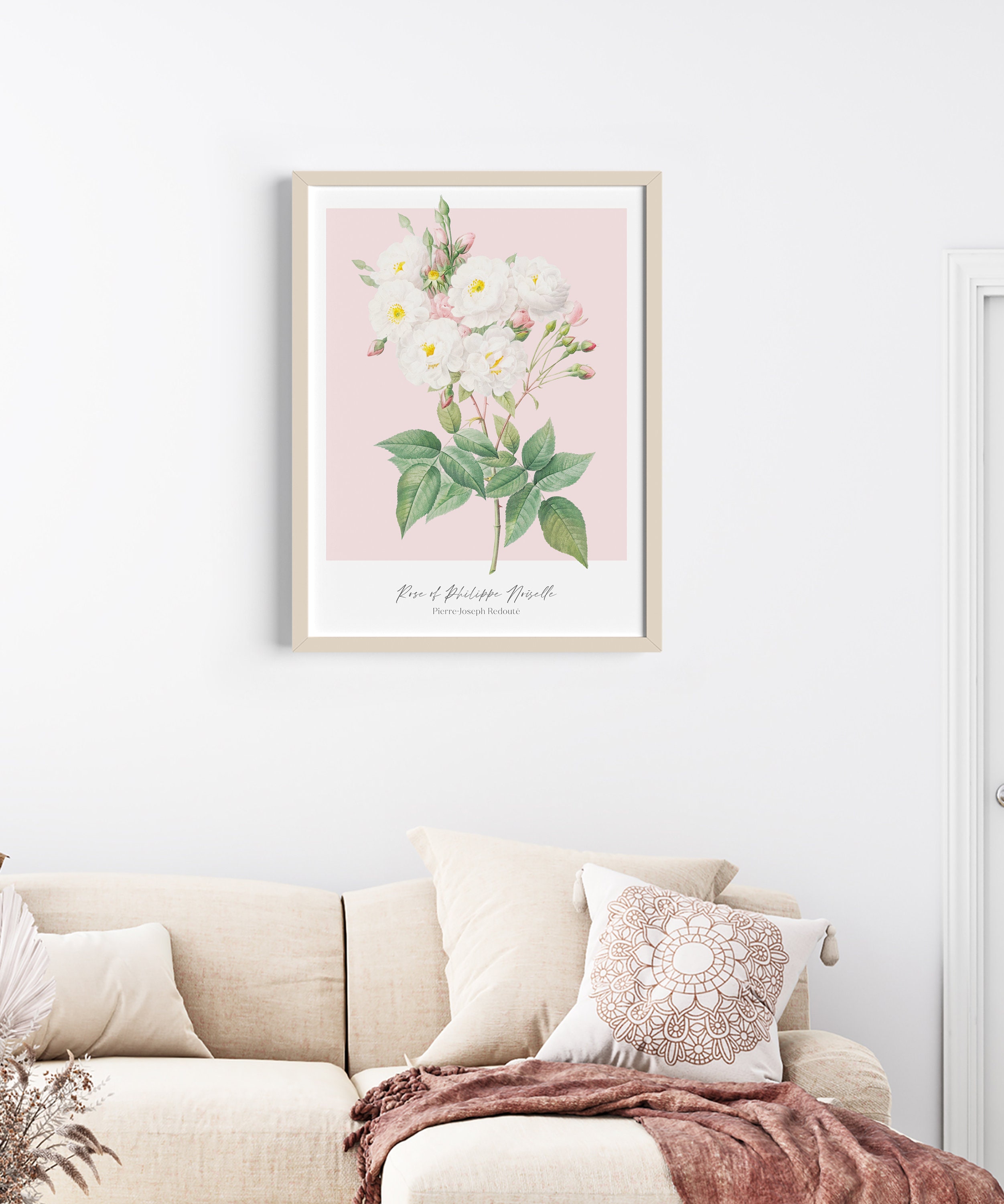 Set of 6 Pale Pink Gallery Wall Set, Monet Print Set, Matisse Print ...