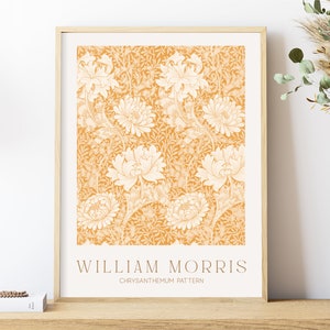 William Morris Print, Exhibition poster, Art Nouveau, Exhibition Poster, Flower Market, Museum poster, Vintage Poster, Digital Download