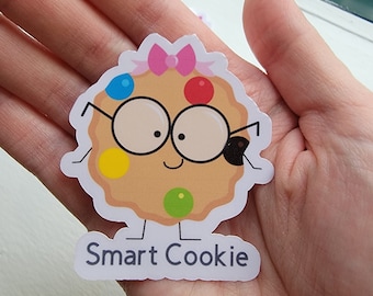 Smart Cookie Sticker, Motivate and Inspire: Fun and Colorful Student Reward Stickers