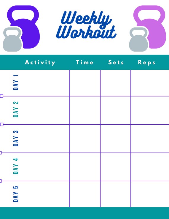 Simple Workout Template