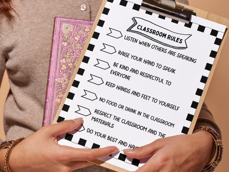 Printable Classroom Rules | Classroom Rules Template | Downloadable ...