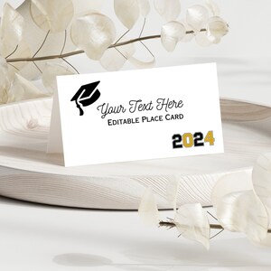 de carte de Buffet de remise des diplômes | marque-place de remise des diplômes | de Carte de nourriture | Tente de buffet | Modèle de marque-place