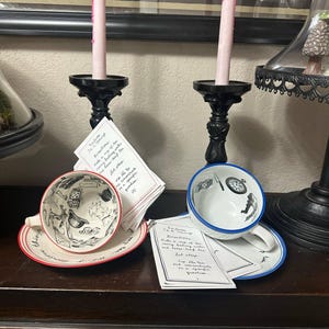 Instructions pour la tasse à thé diseuse de bonne aventure Molly Hatch (ensemble bleu) livraison numérique
