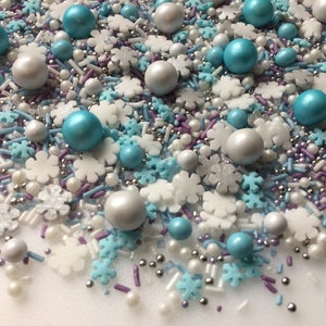 Frozen Themed Cupcake Sprinkles Mix