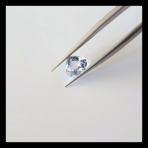 Natural Very Light Blue Ceylon Sapphire 1.09ct Pear Loose Stone For Jewelry