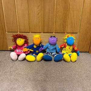Vintage 1998 McDonalds Happy Meal Toys Full Set of 4 Little Mermaid & 4 Bags New In Bag image 1