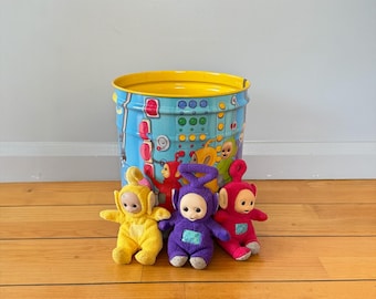 4 X Vintage 1996 Full Set Teletubbies Tinky Winky Lala Po Dipsy