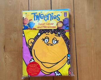 Brand New Tweenies Single Duvet Cover & Pillowcase Set Bedding Vintage 1998