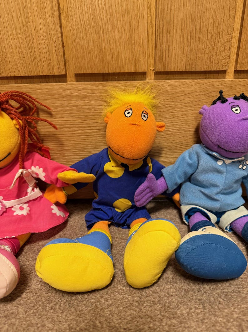 Vintage 1998 McDonalds Happy Meal Toys Full Set of 4 Little Mermaid & 4 Bags New In Bag image 3
