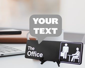 Customisable the Office TV Show Sign for Door or Wall 3d - Etsy